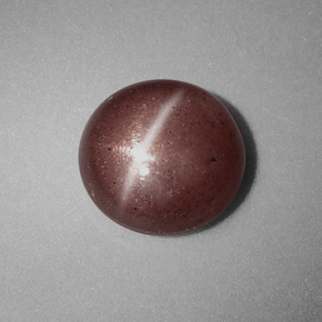 1.54カラットの天然ブラウンCat's Eye Scapolite（7.62 mm・ラウンドカット）