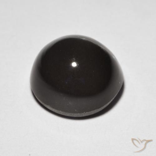 3.32カラットの天然黒がかった茶色Cat's Eye Scapolite（8.9×8.3 mm・オーバルカット）