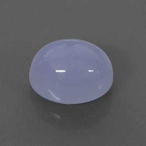 2.70カラットの天然ラベンダーブルーカルセドニー（9.1×7.1 mm・透明）