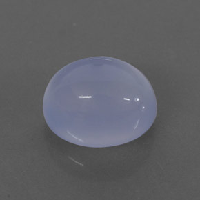 2.70カラットの天然ラベンダーブルーカルセドニー（9×7.1 mm・透明）