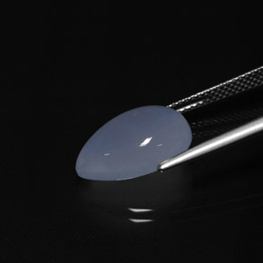 5.99カラットの天然ラベンダーブルーカルセドニー、透明、透明/半透明