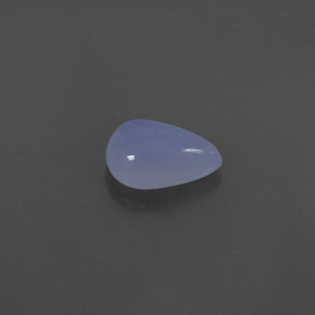 1.76カラットの天然ラベンダーブルーカルセドニー（10×6.7 mm・透明）