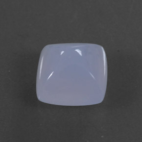 1.77カラットの天然ラベンダーブルーカルセドニー（7.2×7.1 mm・透明）