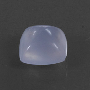 2.35カラットの天然ラベンダーブルーカルセドニー（8×8 mm・透明）