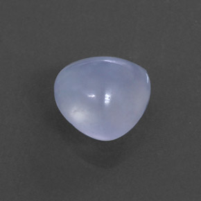 1.74カラットの天然ラベンダーブルーカルセドニー（8×8 mm・透明）