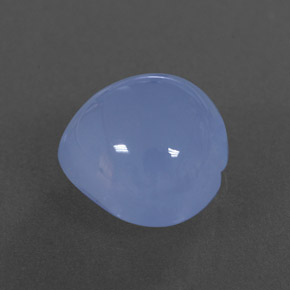 5.75カラットの天然ラベンダーブルーカルセドニー（11×11 mm・透明）