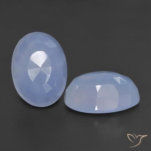 Shop natural 11.06ct パープルブルー カルセドニー gems, 楕円形, from ブラジル at GemSelect. In stock, global shipping!