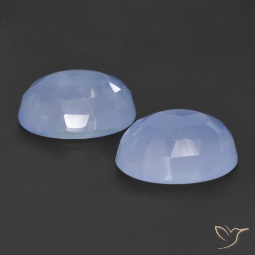 Shop natural 12.02ct パープルブルー カルセドニー gems, 楕円形, from ブラジル at GemSelect. In stock, global shipping!