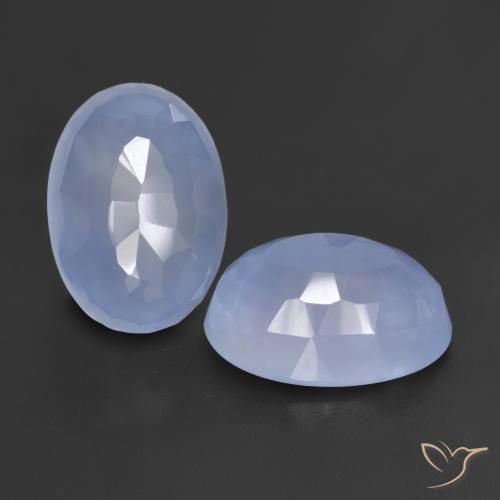 Shop natural 11.46ct パープルブルー カルセドニー gems, 楕円形, from ブラジル at GemSelect. In stock, global shipping!