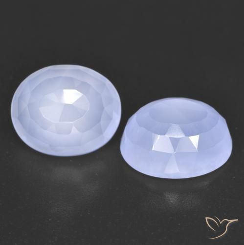 Shop natural 7.06ct ライトブルー カルセドニー gems, 楕円形, from ブラジル at GemSelect. In stock, global shipping!