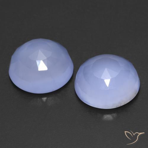 Shop natural 13.20ct バイオレットブルー カルセドニー gems, ラウンド, from ブラジル at GemSelect. In stock, global shipping!