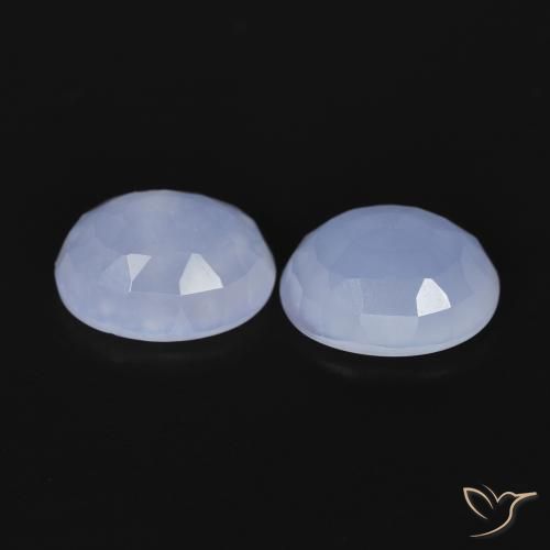Shop natural 4.89ct ライトブルー カルセドニー gems, 楕円形, from ブラジル at GemSelect. In stock, global shipping!