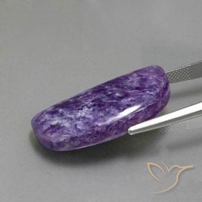 29.93ct 天然 ダークバイオレット チャロアイト, ファンシー, オペーク
