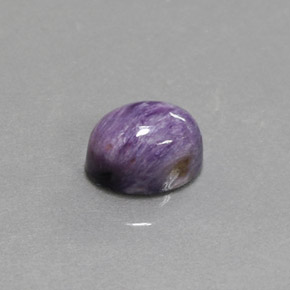 2.00カラットの天然バイオレットチャロアイト（8.4×6.3 mm・オーバルカット）