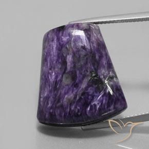 32.77ct 天然 ダークバイオレット チャロアイト, ファンシー, オペーク