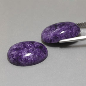 Shop natural ct バイオレット チャロアイト gems, オーバルカット, from ロシア at GemSelect. In stock, global shipping!