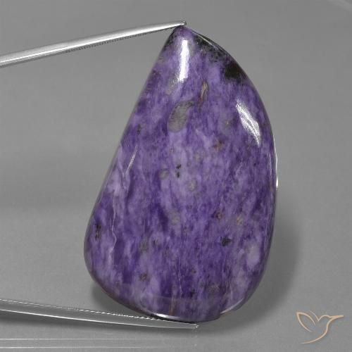 78.03ct 天然 ダークバイオレット チャロアイト, ファンシー, オペーク