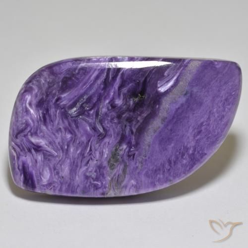 45.93ct 天然 ディープバイオレット チャロアイト, ファンシー, オペーク