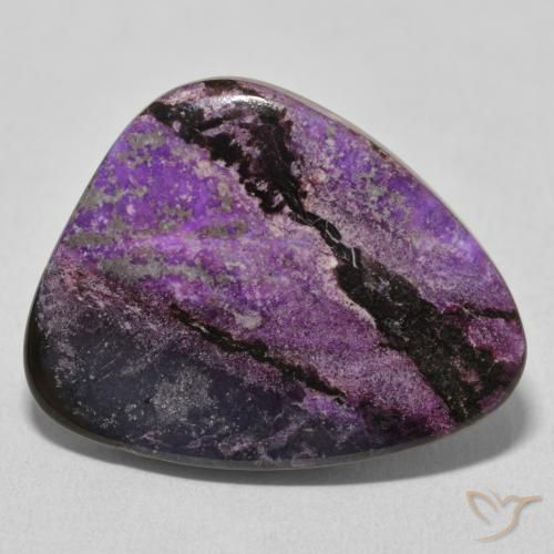 21.42ct 天然 Medium Dark-Violet チャロアイト, ファンシー, オペーク