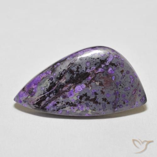 18.98ct 天然 藤色紫 チャロアイト, ファンシー, オペーク