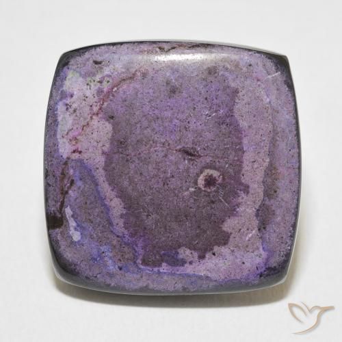 23.80ct 天然 藤色紫 チャロアイト, クッション, オペーク