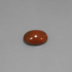 1.04カラットの天然マルチカラーチョコレートオパール（9.1×7.1 mm・オーバルカット）