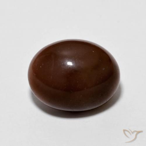 2.13ct 天然 ペカンブラウン チョコレートオパール, 楕円形, オペーク
