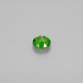0.27カラットの天然グリーンクロムダイオプサイド（4.02 mm・ラウンドカット）