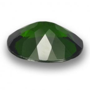 3.60カラットの天然グリーンクロムダイオプサイド（11.2×9.1 mm・オーバルカット）