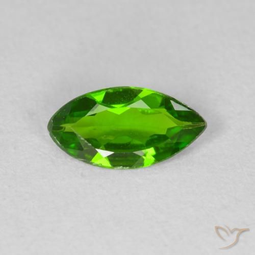 0.74ct 天然 Medium Dark-Green クロム透輝石, マーキーズ, VS