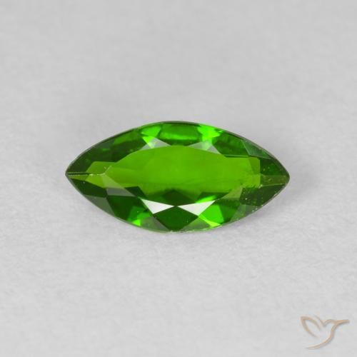 0.89ct 天然 Medium Dark-Green クロム透輝石, マーキーズ, VS
