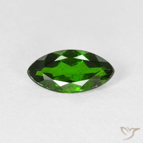 1.17ct 天然 明るい森の緑 クロム透輝石, マーキーズ, VS-SI