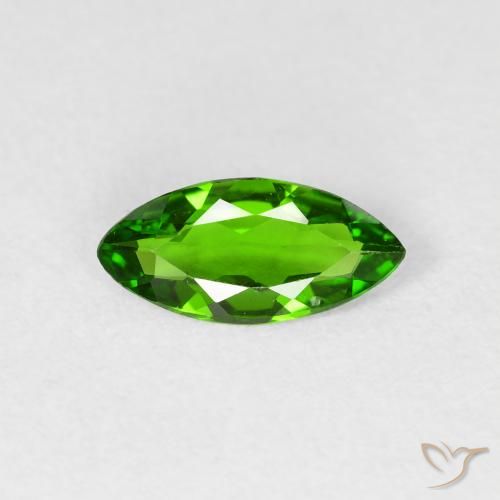 0.73ct 天然 Medium Dark-Green クロム透輝石, マーキーズ, VS