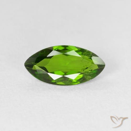 1.18ct 天然 Medium Dark-Green クロム透輝石, マーキーズ, VS-SI