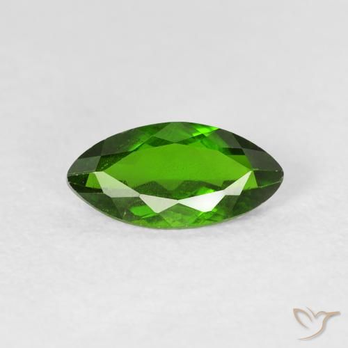 1.05ct 天然 Medium Dark-Green クロム透輝石, マーキーズ, VS-SI
