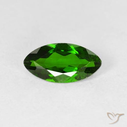 1.23ct 天然 Medium Dark-Green クロム透輝石, マーキーズ, VS-SI