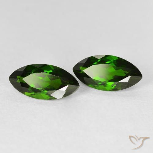 Shop natural 2.79ct Medium Dark-Green クロム透輝石 gems, マーキーズ, from ロシア at GemSelect. In stock, global shipping!