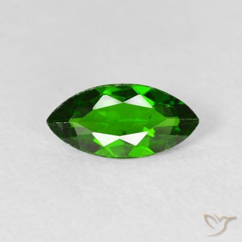 1.04ct 天然 明るい森の緑 クロム透輝石, マーキーズ, VS-SI
