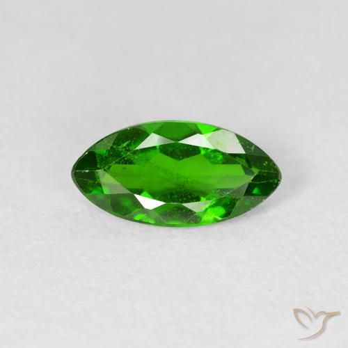 1.11ct 天然 Medium Dark-Green クロム透輝石, マーキーズ, VS-SI