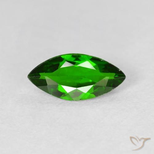 1.08ct 天然 明るい森の緑 クロム透輝石, マーキーズ, VS-SI