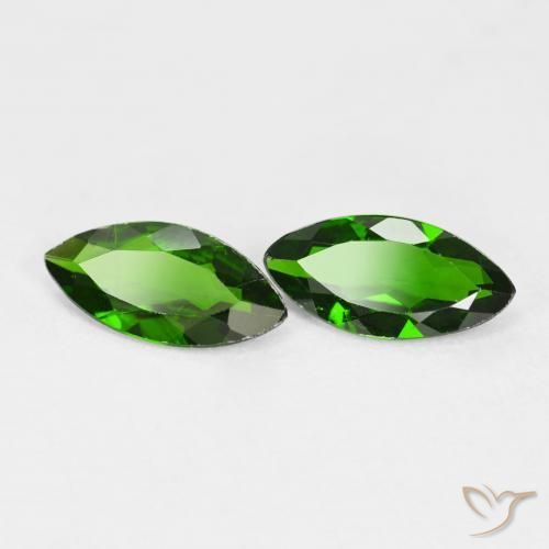 Shop natural 1.67ct Medium Dark-Green クロム透輝石 gems, マーキーズ, from ロシア at GemSelect. In stock, global shipping!