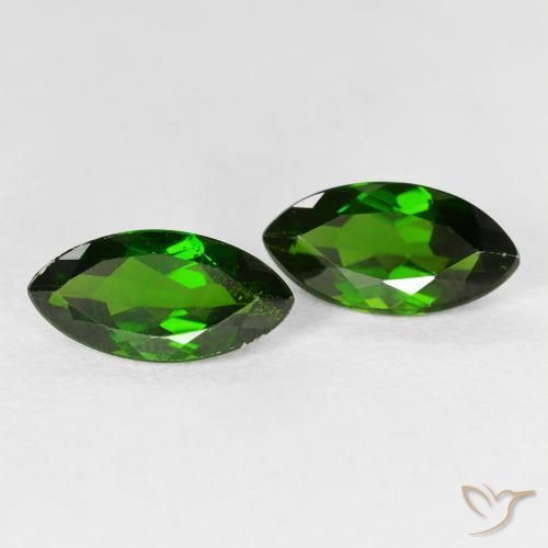 Shop natural 2.58ct Medium Dark-Green クロム透輝石 gems, マーキーズ, from ロシア at GemSelect. In stock, global shipping!