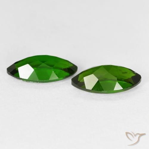 Shop natural 2.58ct Medium Dark-Green クロム透輝石 gems, マーキーズ, from ロシア at GemSelect. In stock, global shipping!