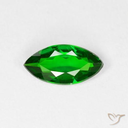 0.83ct 天然 明るい森の緑 クロム透輝石, マーキーズ, VS