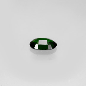 0.36カラットの天然グリーンクロムトルマリン（5.9×4 mm・オーバルカット）