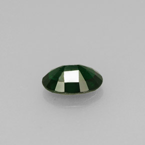 0.41カラットの天然グリーンクロムトルマリン（5.9×4.1 mm・オーバルカット）
