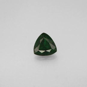 0.27カラットの天然グリーンクロムトルマリン（4.6×4.5 mm・トリリアント）
