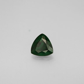 0.27カラットの天然グリーンクロムトルマリン（4.6×4.5 mm・トリリアント）