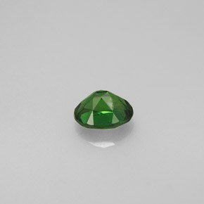 0.36カラットの天然グリーンクロムトルマリン（4.9×4 mm・オーバルカット）