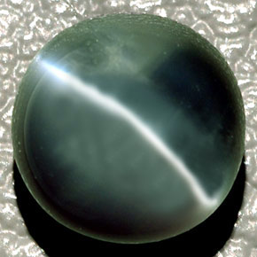 4.08カラットの天然グリーンChrysoberyl Cat's Eye（8.2×8.2 mm・オーバルカット）
